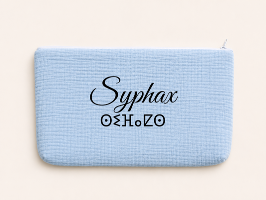Trousse de toilette bleue
