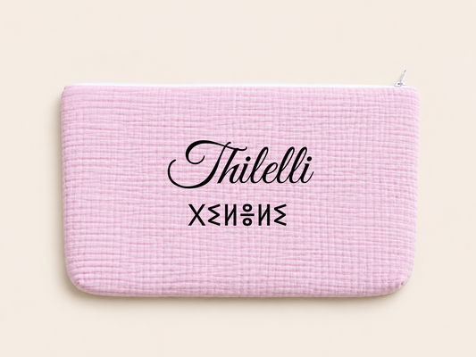 Trousse de toilette rose